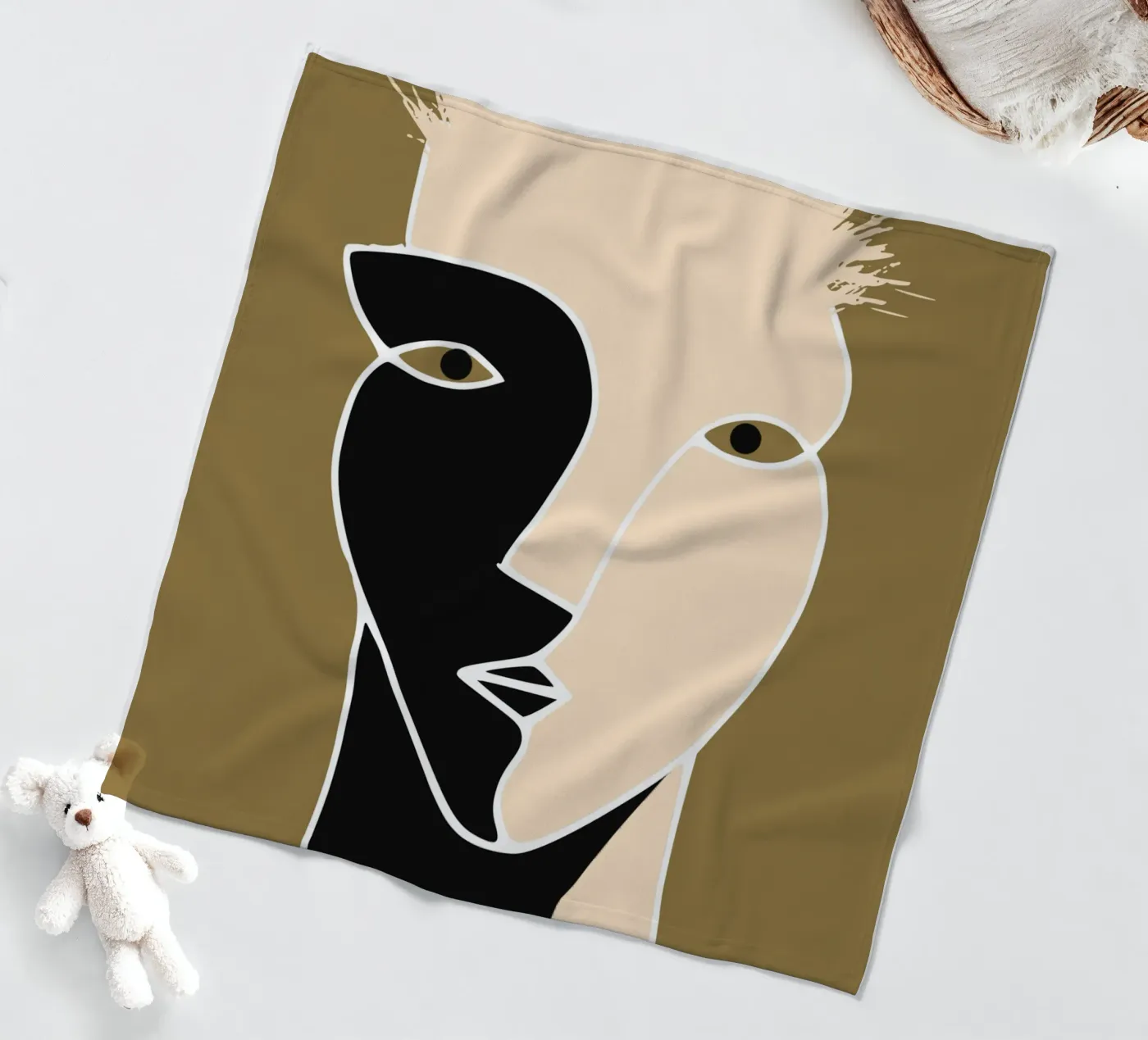 Face de la pompe plaid polaire de Little Dean