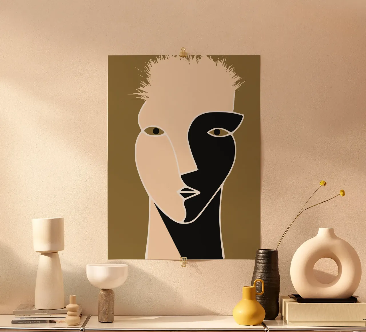 Pump face poster by Little Dean