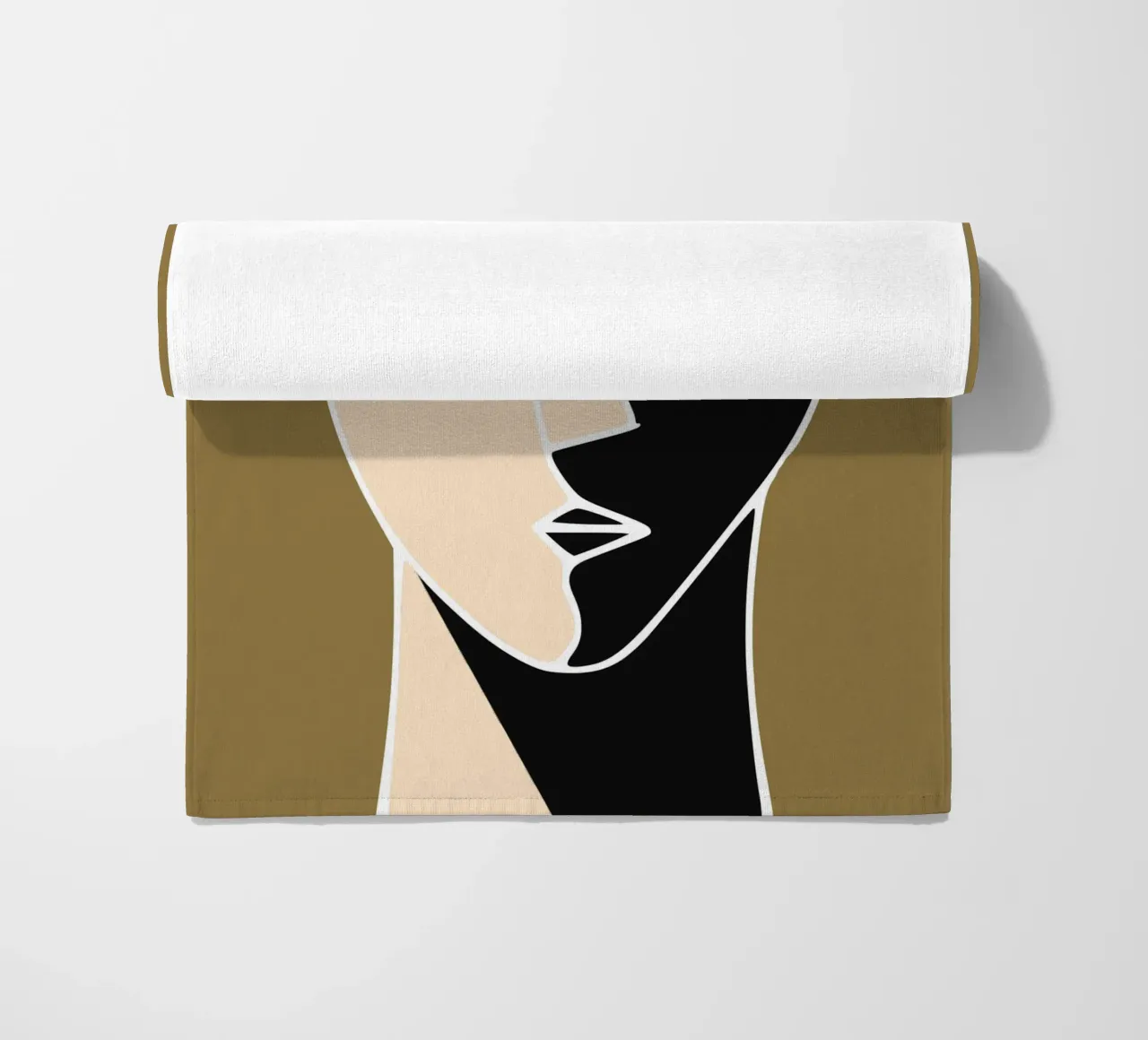 Pomp voorkant strandhanddoek van Little Dean