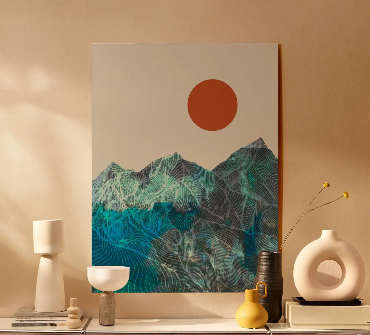 Sole rosso plexiglass da Little Dean