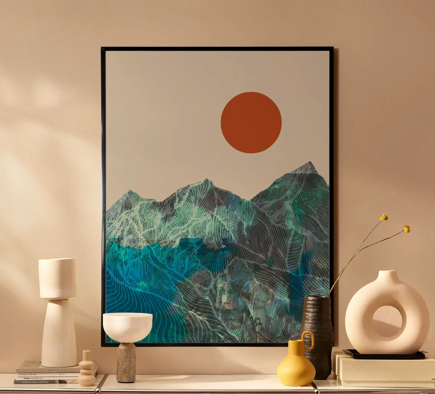 Sole rosso poster da Little Dean