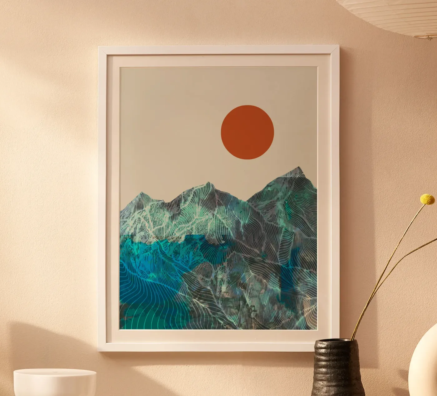 Sole rosso poster da Little Dean