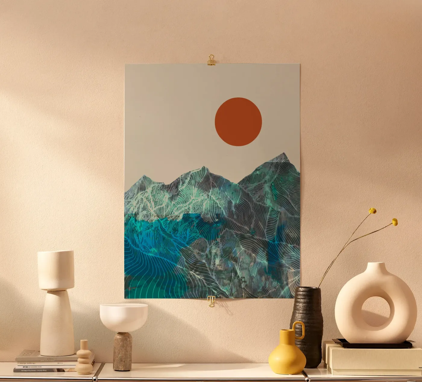 Sole rosso poster da Little Dean