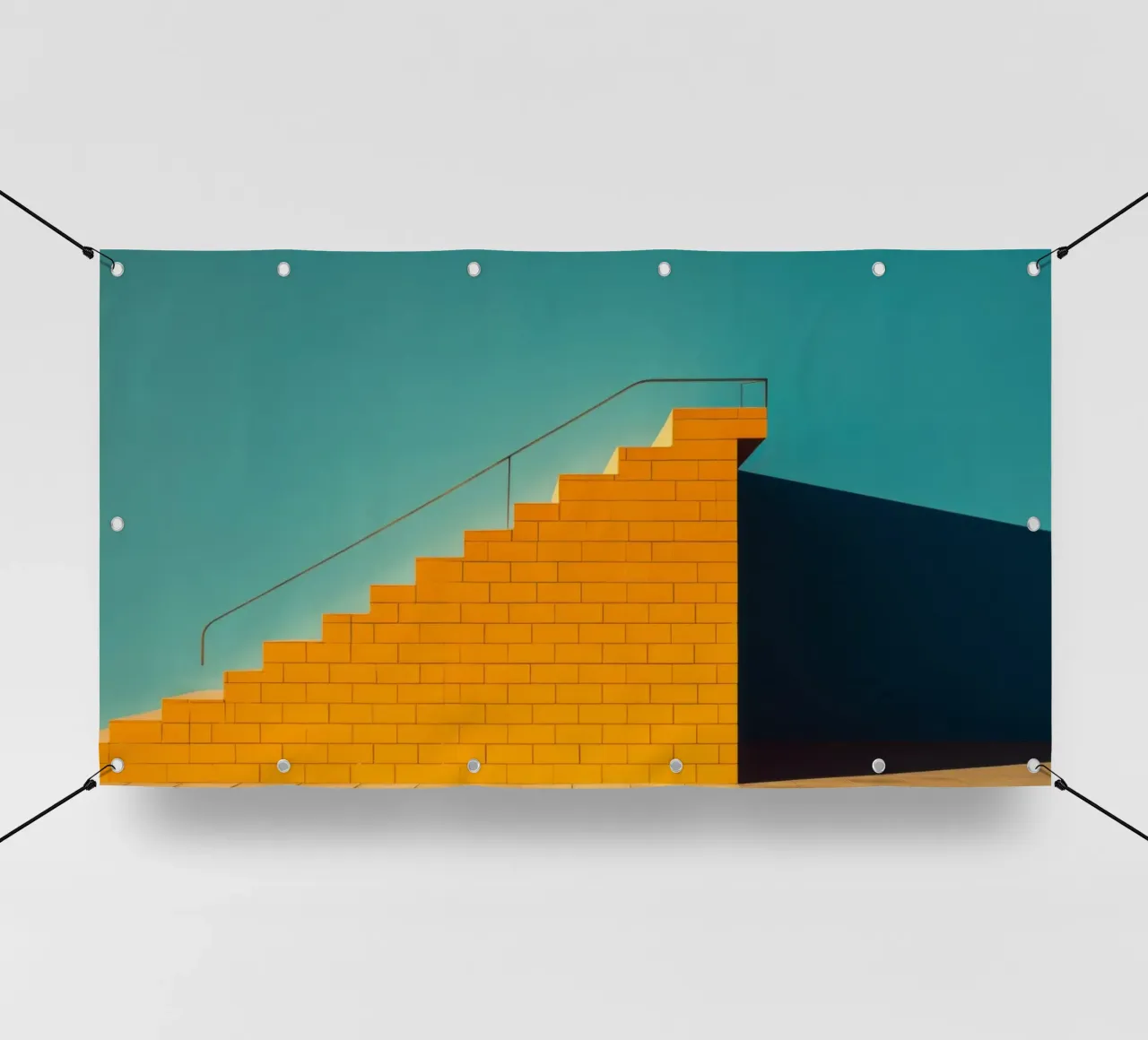 Escalier minimaliste telo in pvc da Affiches Minimalistes