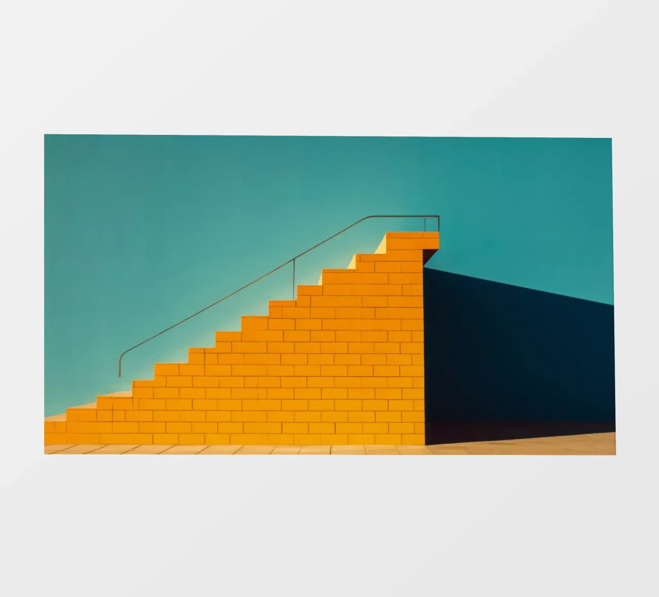 Escalier minimaliste telo in pvc da Affiches Minimalistes