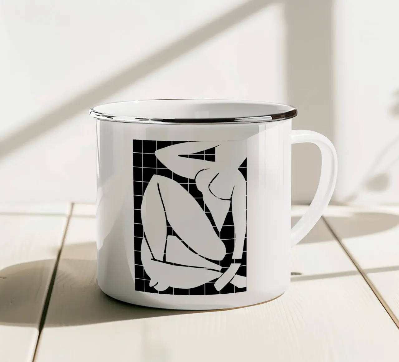 Muse segment tazza in smalto da Little Dean