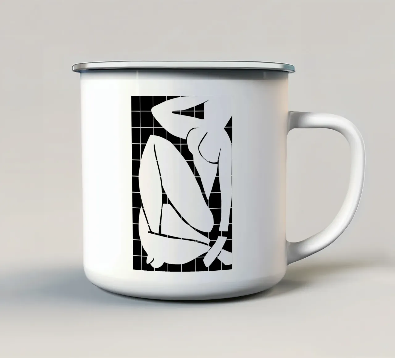 Muse segment tazza in smalto da Little Dean