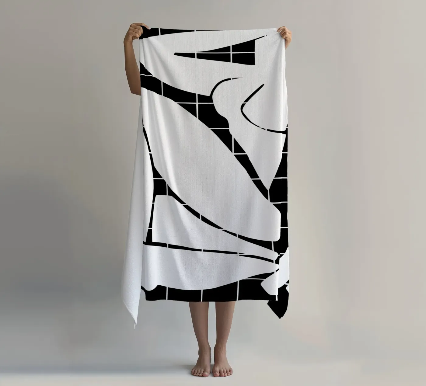 Muse segment strandhanddoek van Little Dean