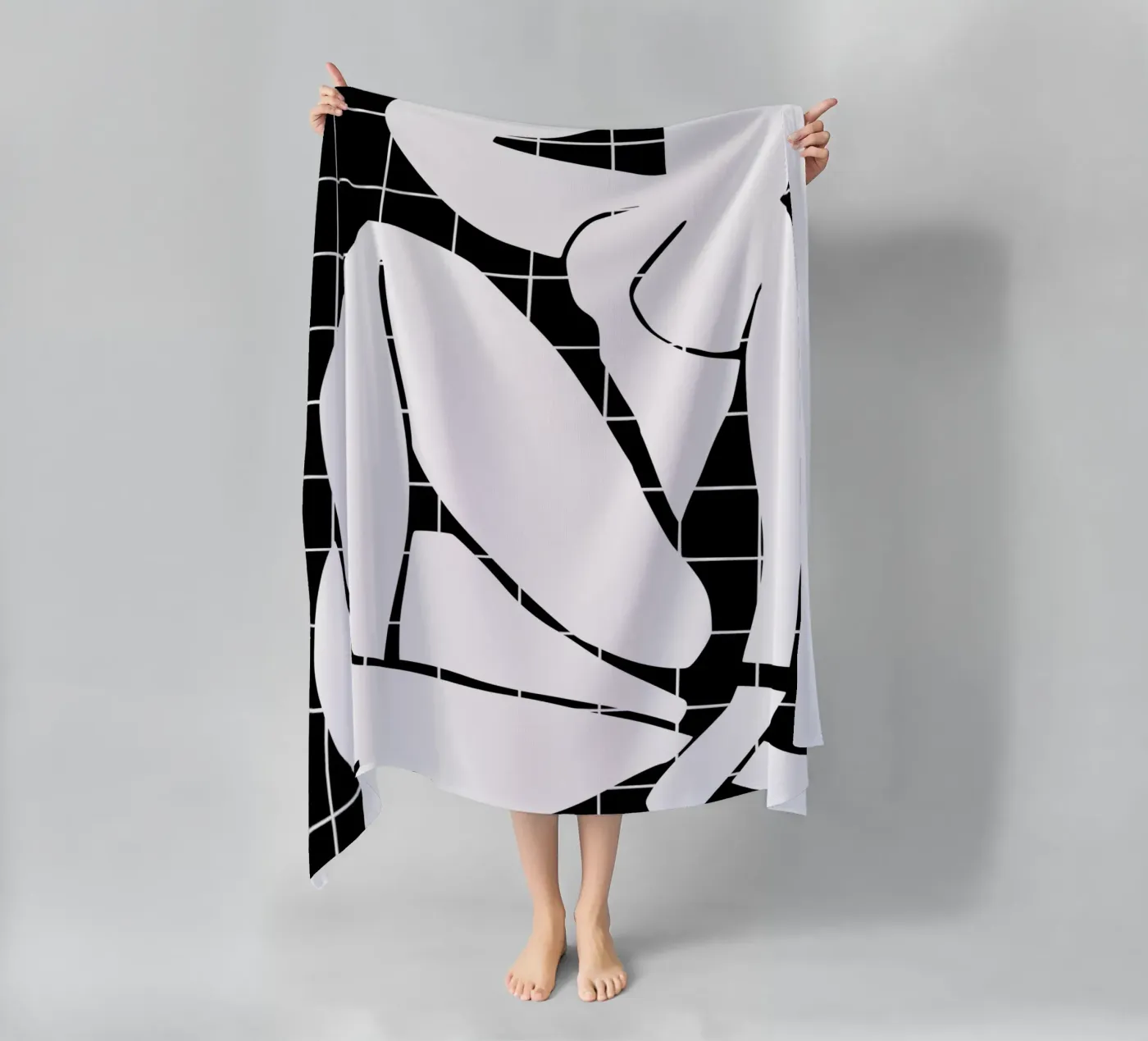 Muse segment strandhanddoek van Little Dean