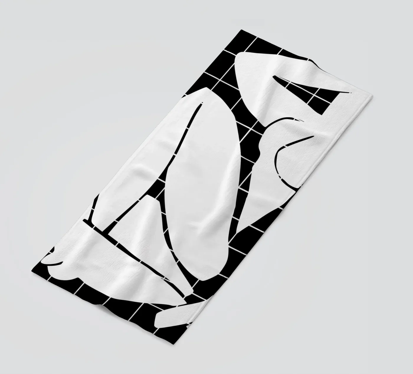 Muse segment strandhanddoek van Little Dean