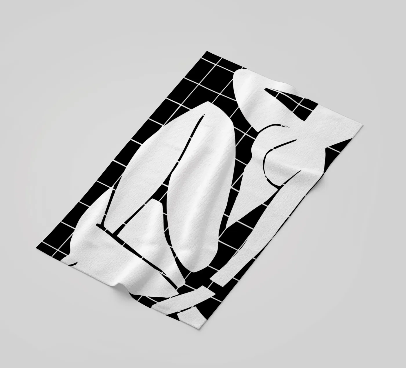 Muse segment strandhanddoek van Little Dean