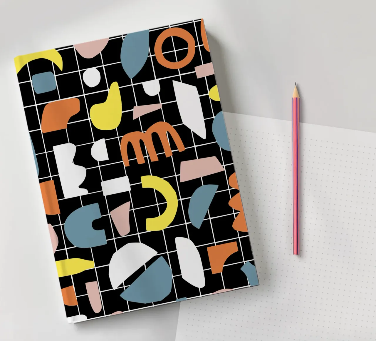 Segment des formes géométriques carnet de notes de Little Dean