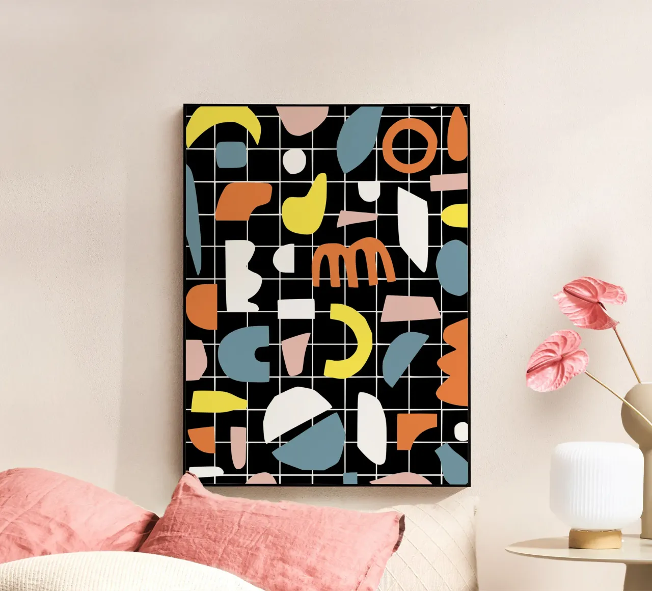 Segment Geometrische Formen Acryl-Glas von Little Dean