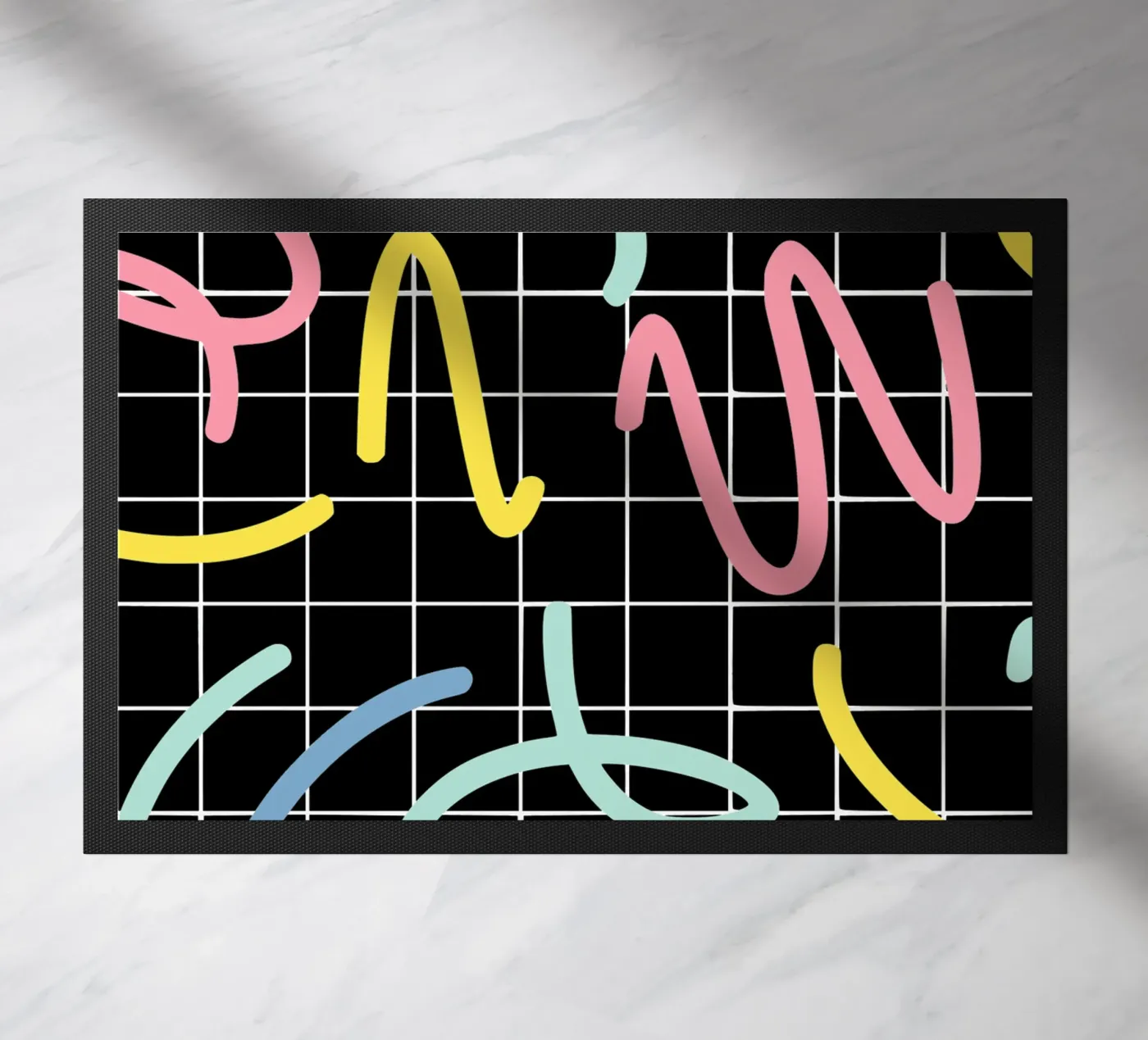 Ribbons segment Fußmatte von Little Dean