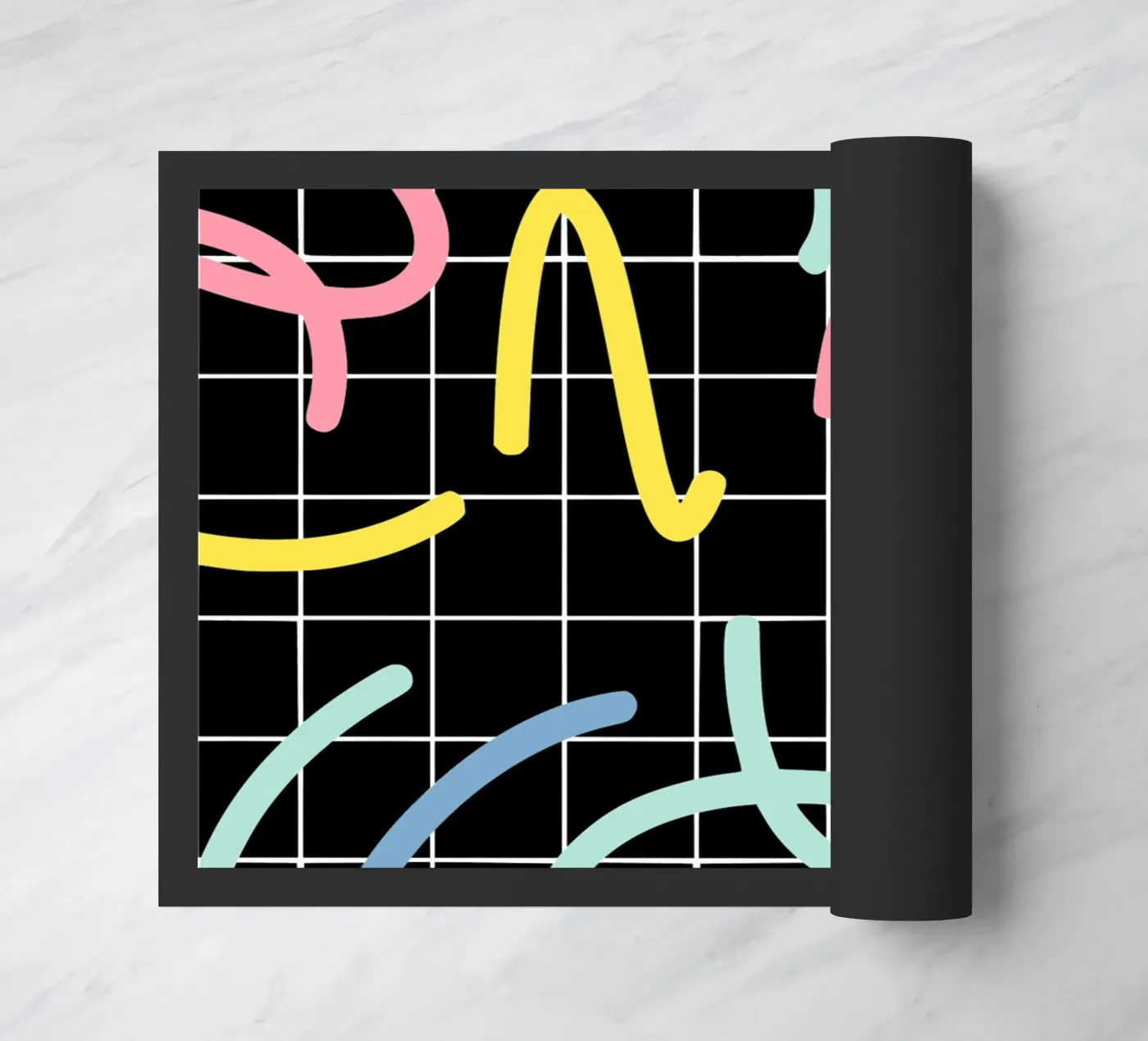 Ribbons segment Fußmatte von Little Dean