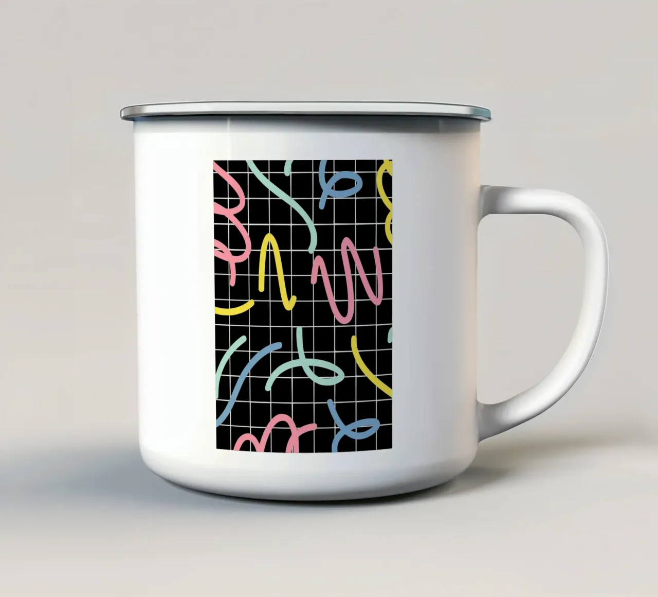 Segmento nastri tazza in smalto da Little Dean