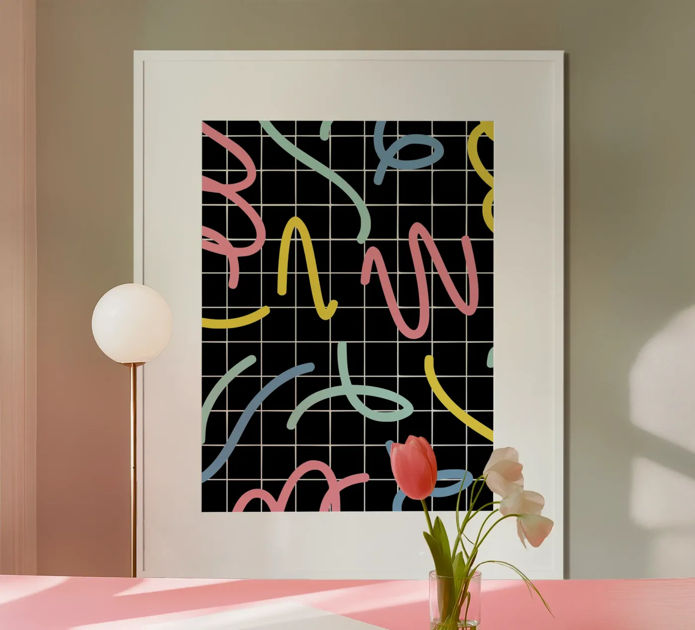 Segment Bänder Poster von Little Dean