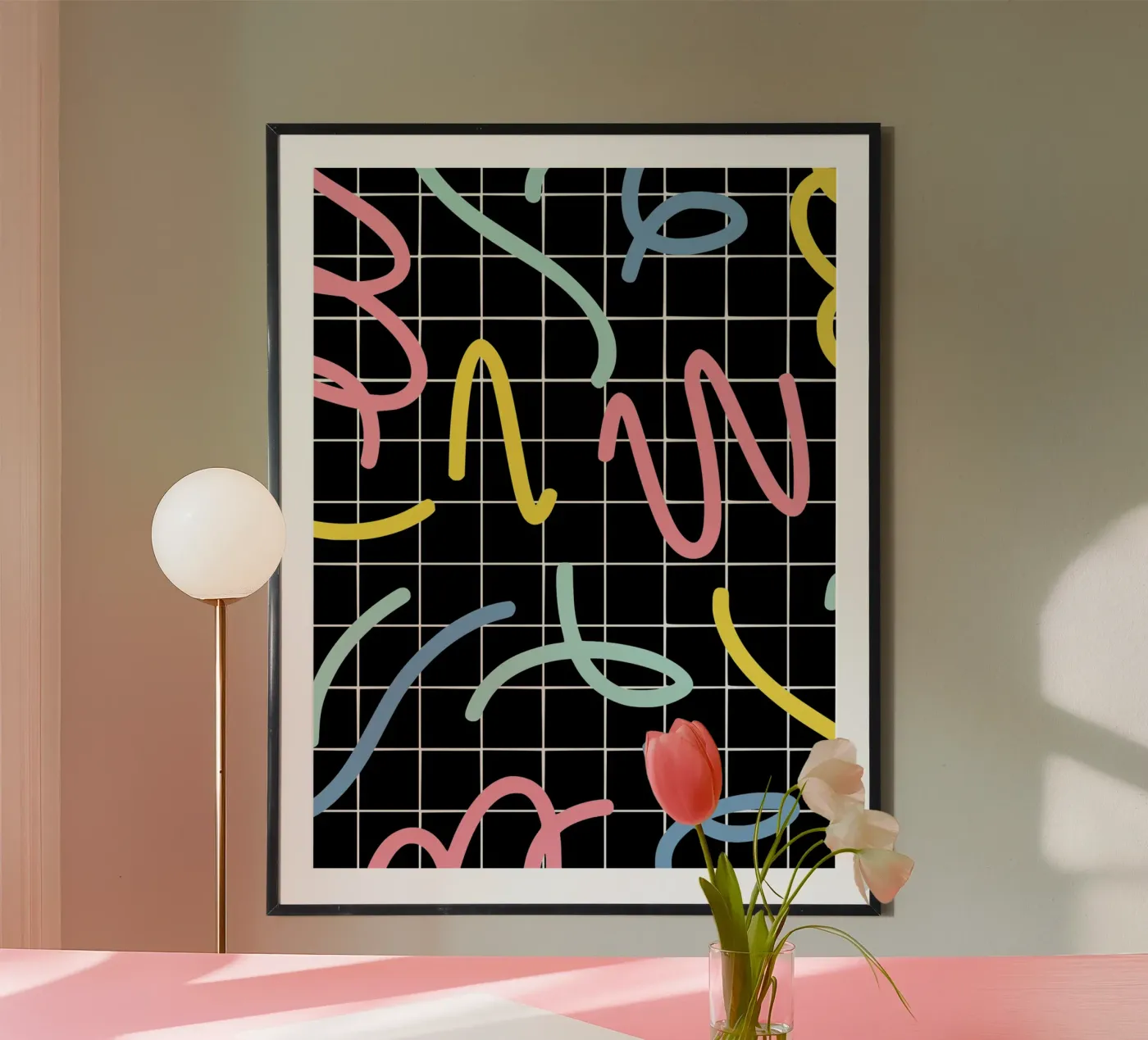 Segment Bänder Poster von Little Dean