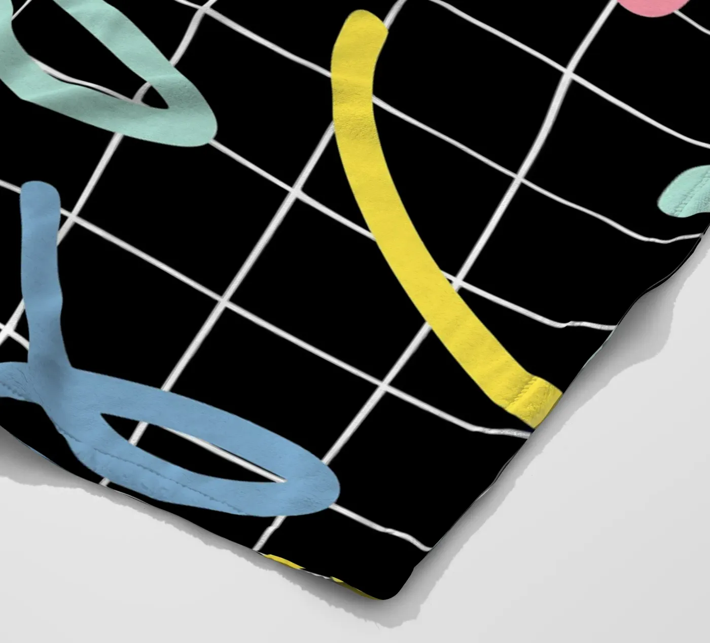 Ribbons segment Fleecedecke von Little Dean