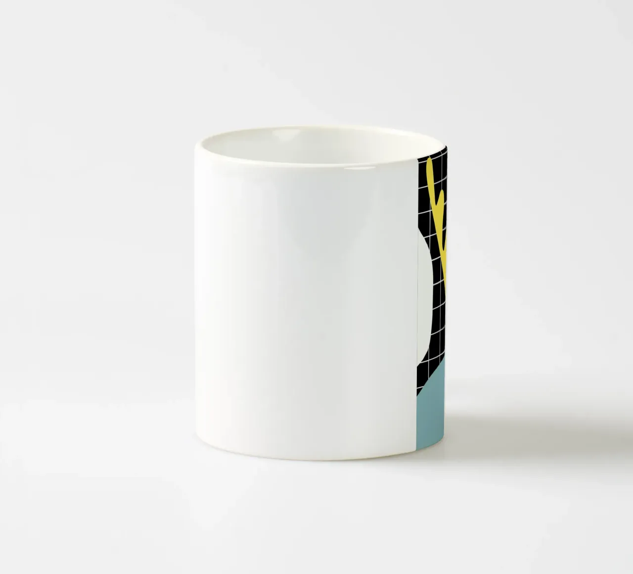 Blauw segment keramische mok van Little Dean