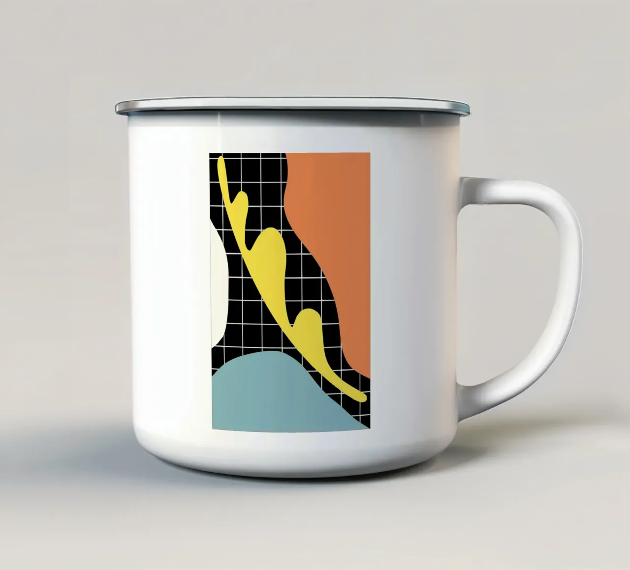 Segmento blu tazza in smalto da Little Dean