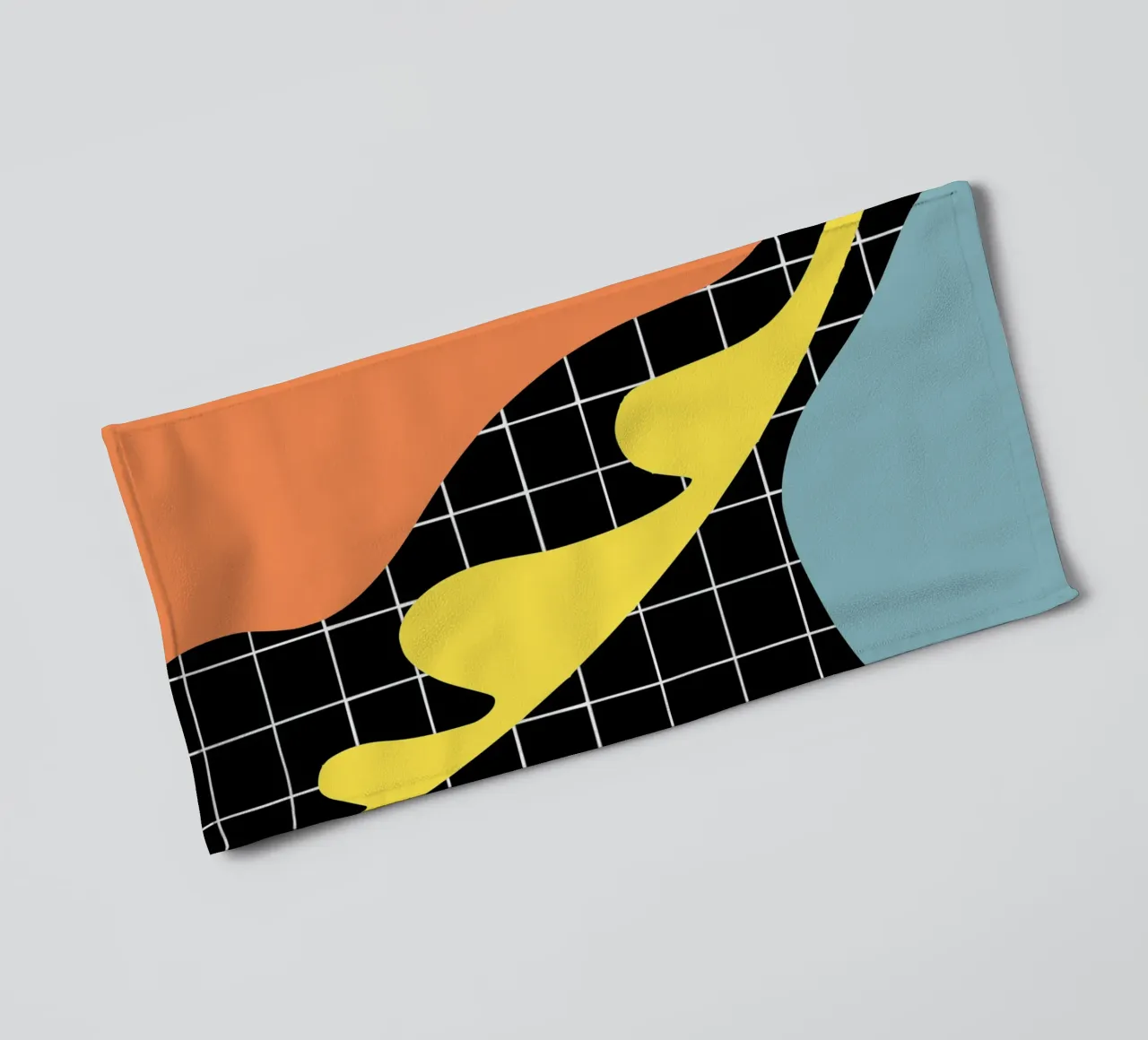 Segmento blu asciugamano da bagno da Little Dean