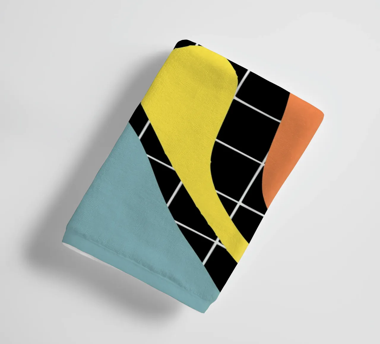 Blaues Segment Handtuch von Little Dean