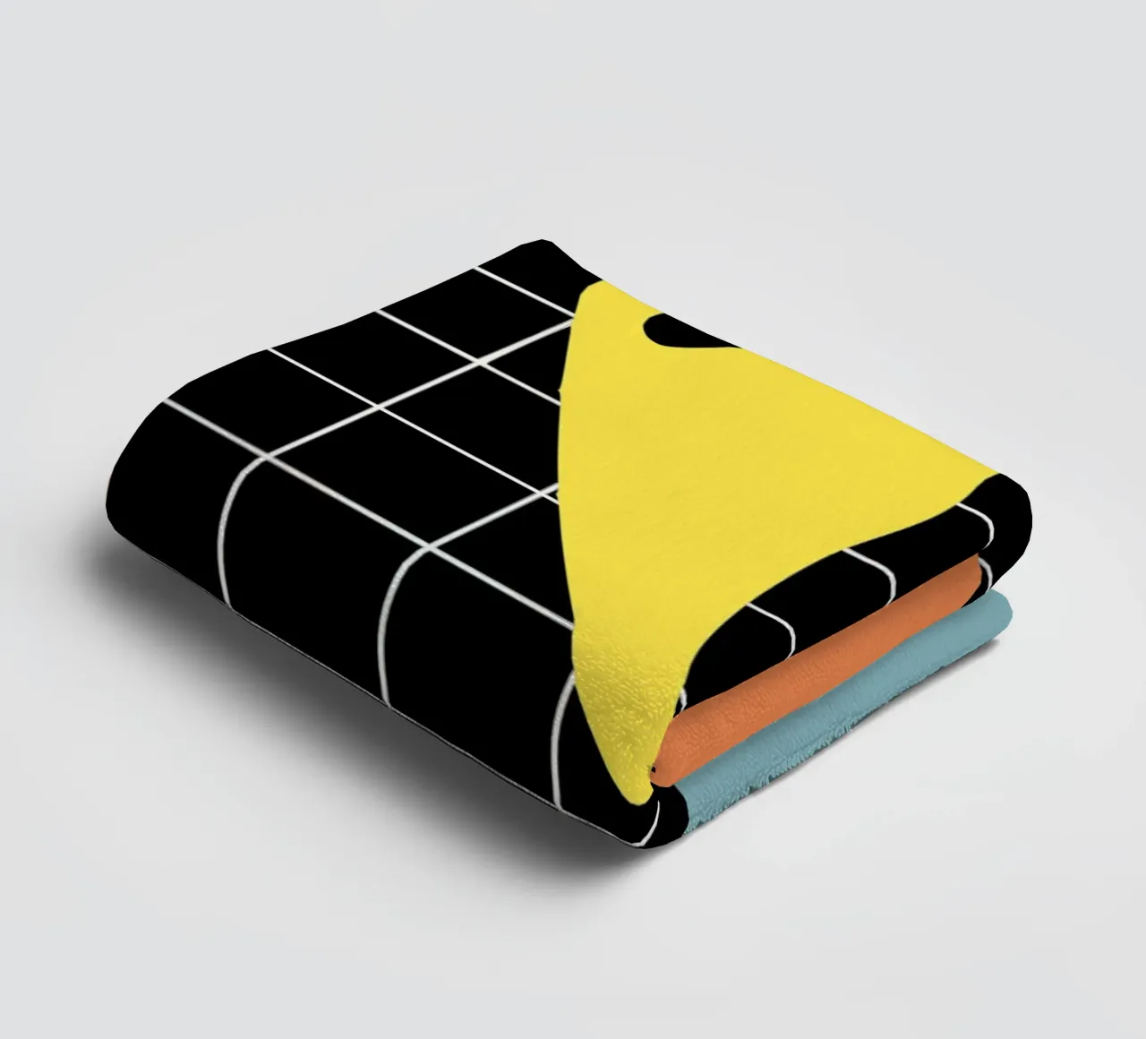 Segmento blu asciugamano da bagno da Little Dean