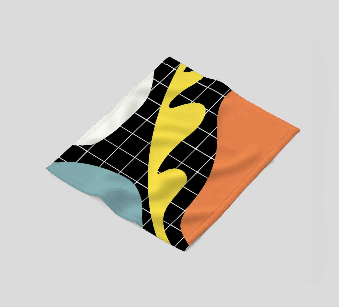 Blaues Segment Fleecedecke von Little Dean