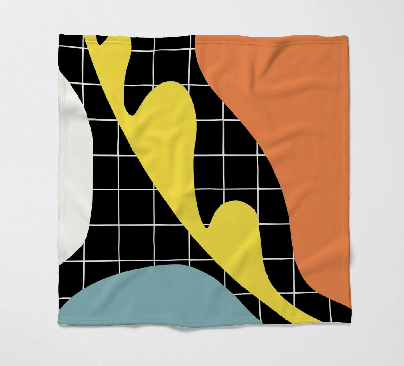 Blaues Segment Fleecedecke von Little Dean