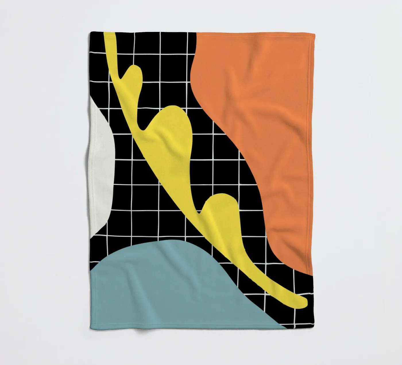 Blaues Segment Fleecedecke von Little Dean