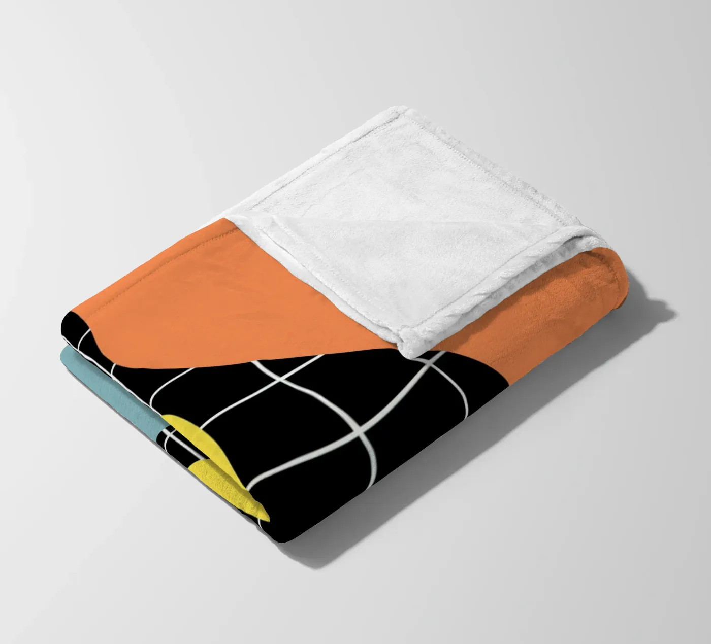 Blaues Segment Fleecedecke von Little Dean