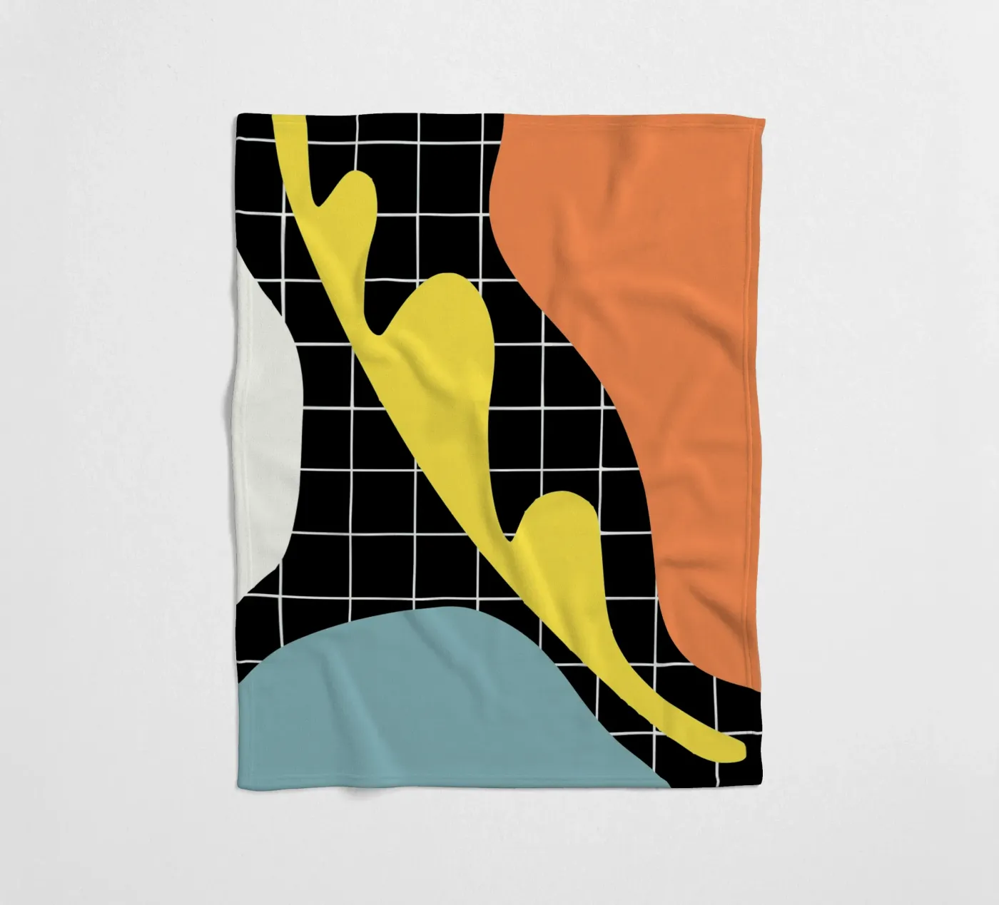 Blaues Segment Fleecedecke von Little Dean