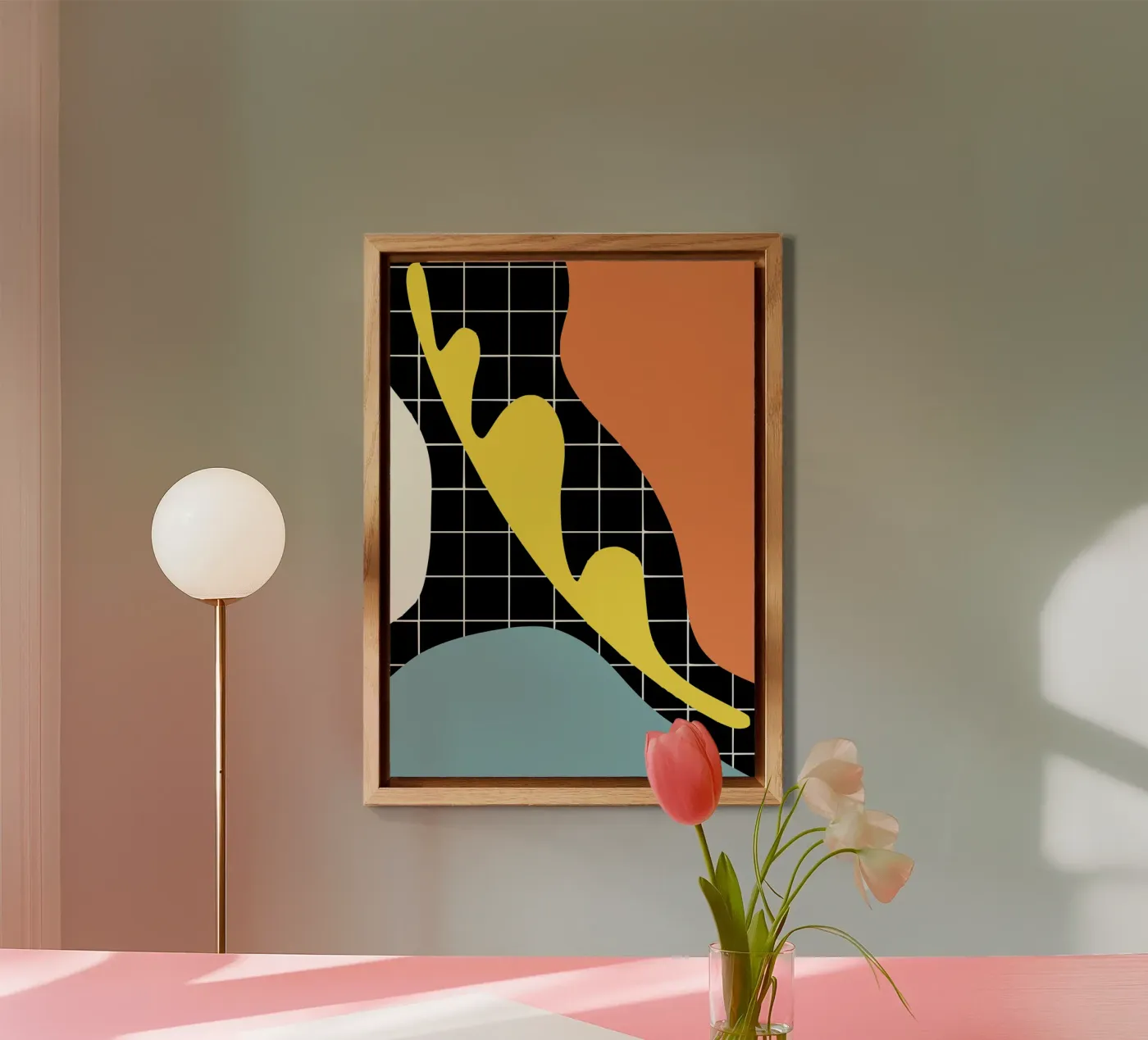 Segmento blu alluminio dibond da Little Dean