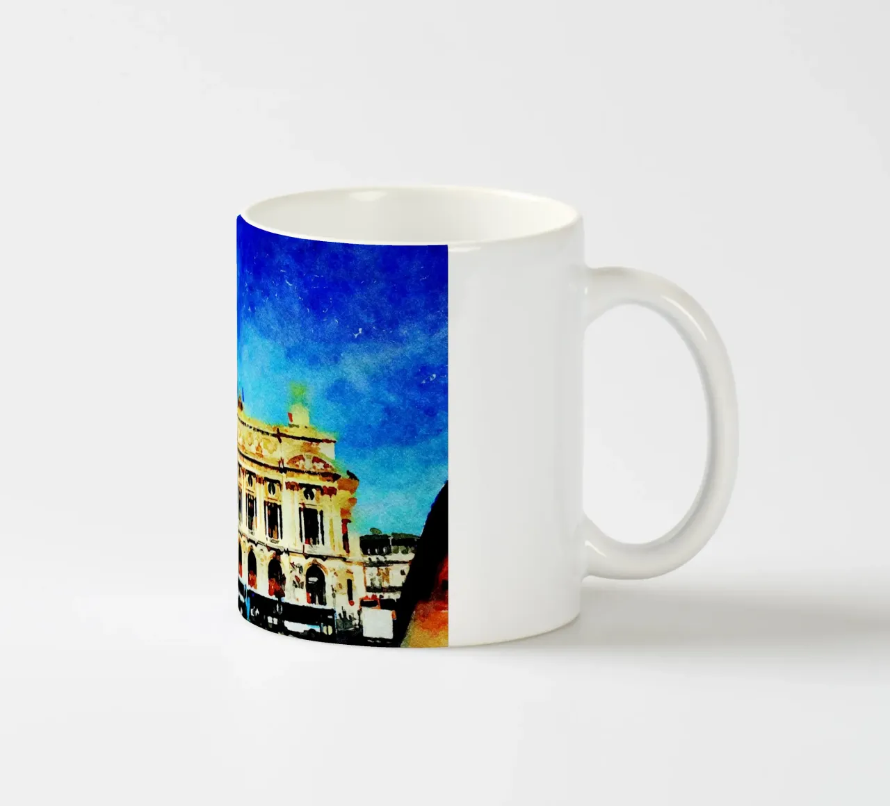 A Parigi tazza in ceramica da Massimo Frascogna