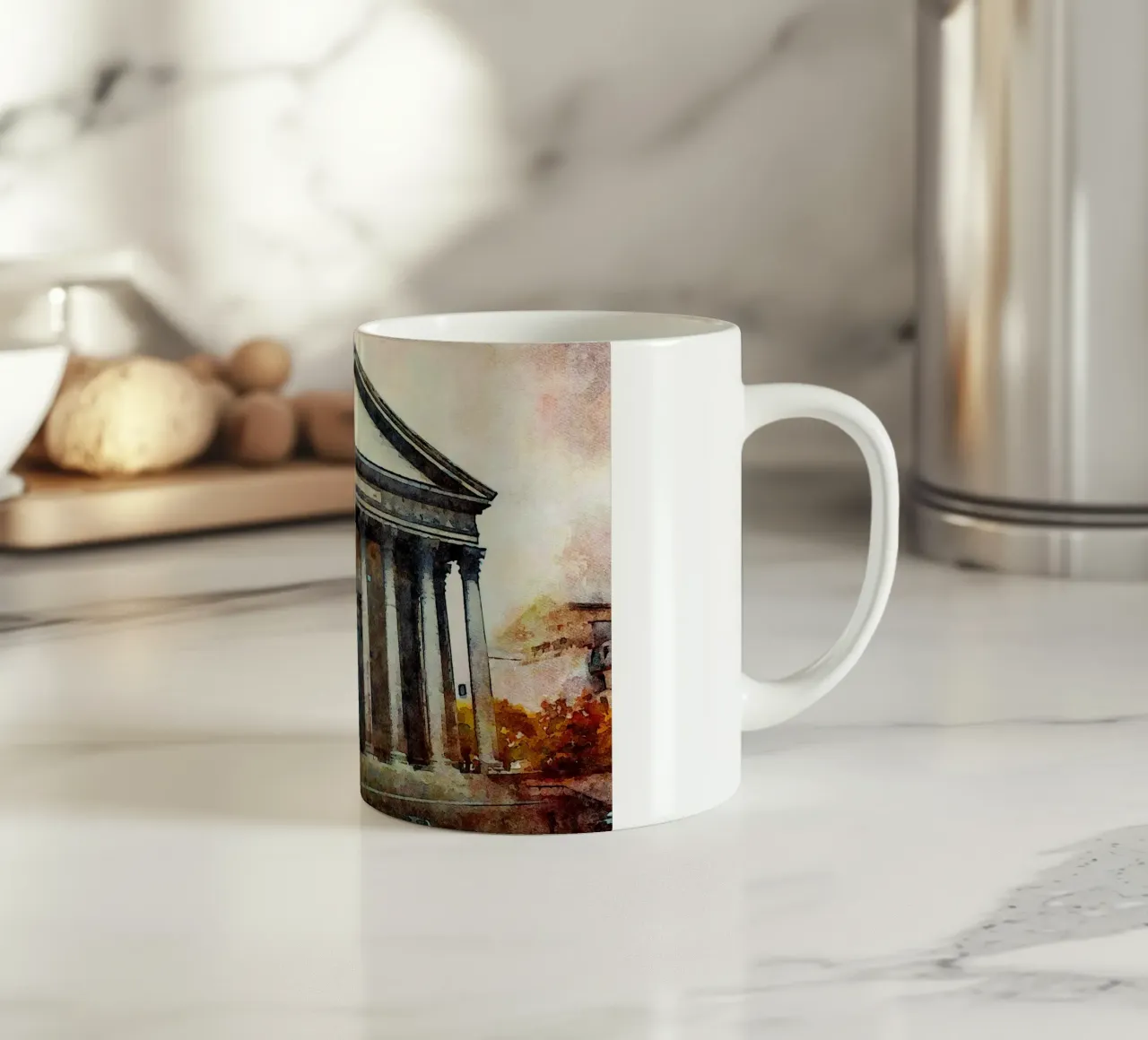 A Parigi tazza in ceramica da Massimo Frascogna