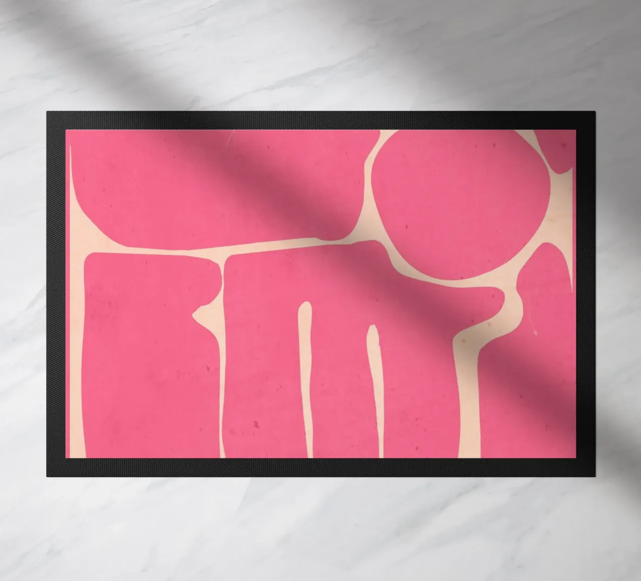 Moderno Rosa Astratto Forme Minimali zerbino da ThingDesign