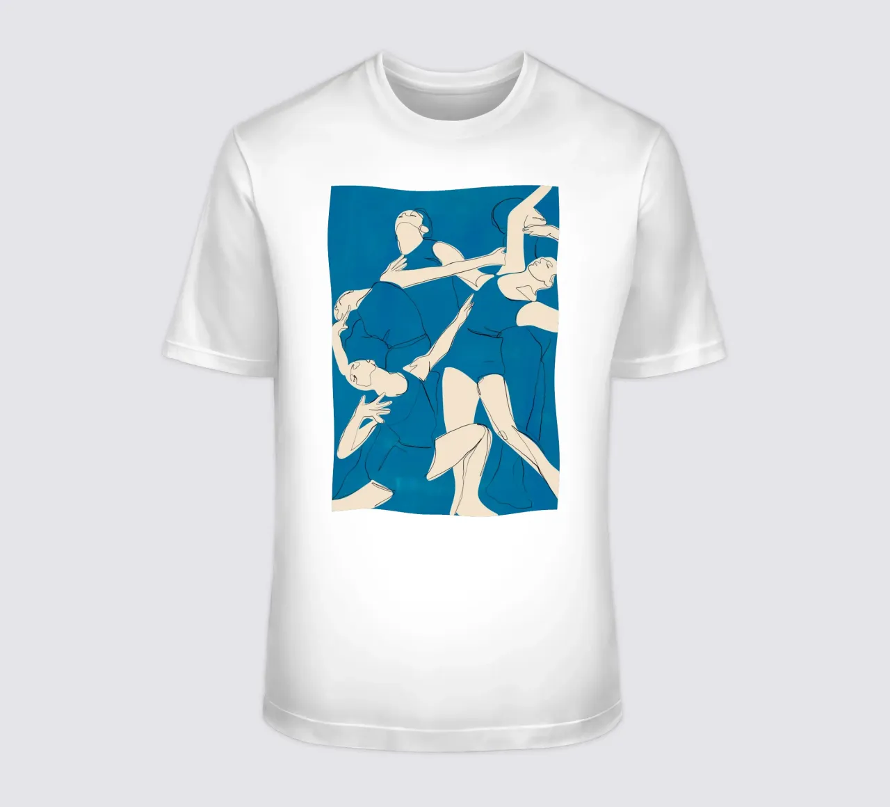 Ballare in blu t-shirt da ThingDesign