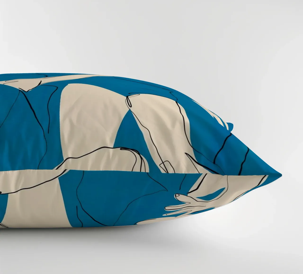 Ballare in blu cuscino da ThingDesign