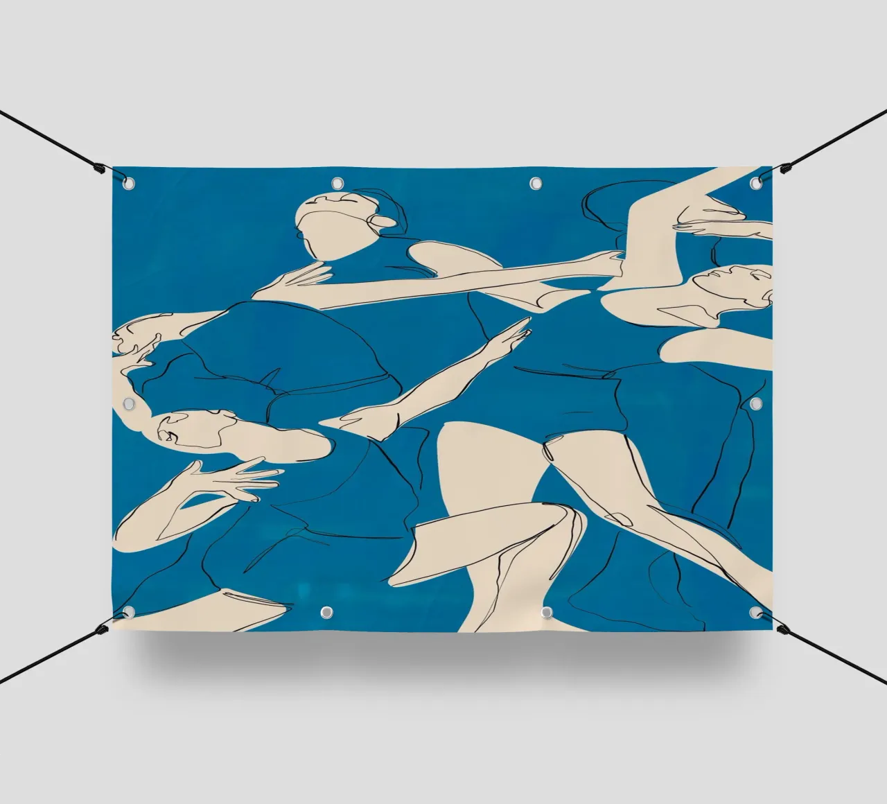 Ballare in blu telo in pvc da ThingDesign
