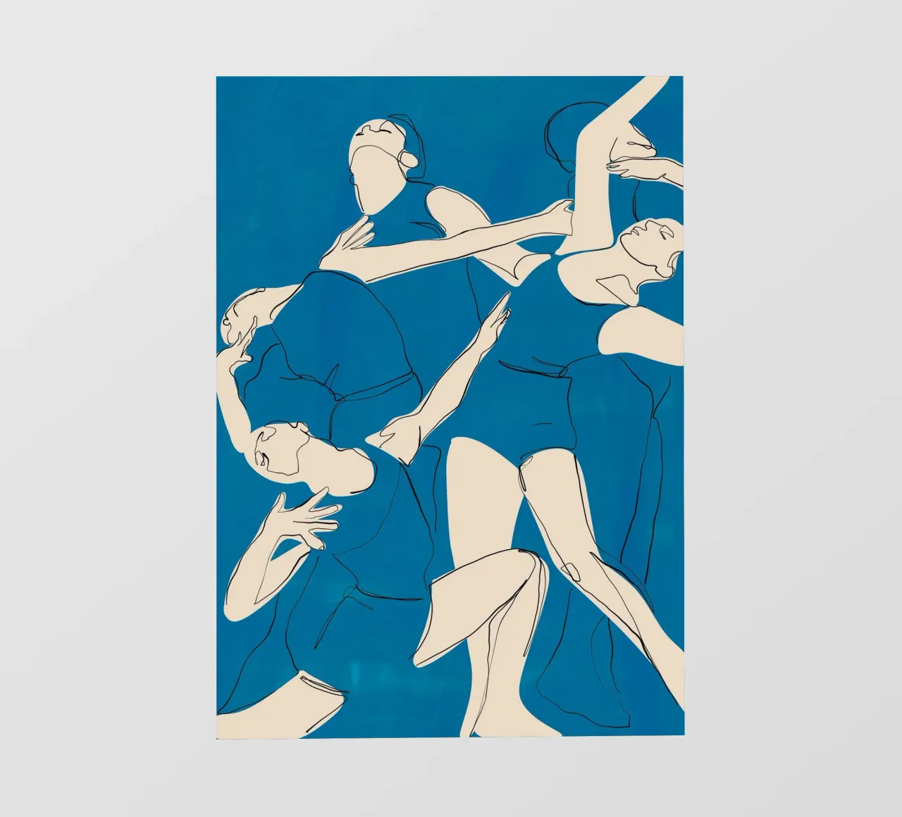 Ballare in blu telo in pvc da ThingDesign