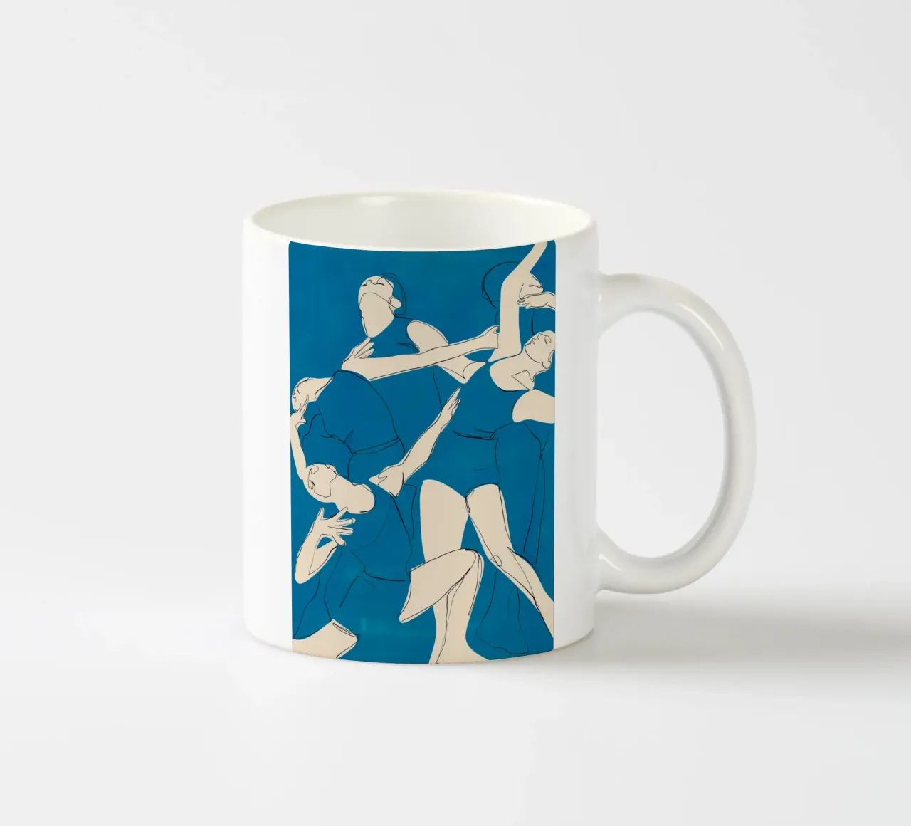 Ballare in blu tazza in ceramica da ThingDesign