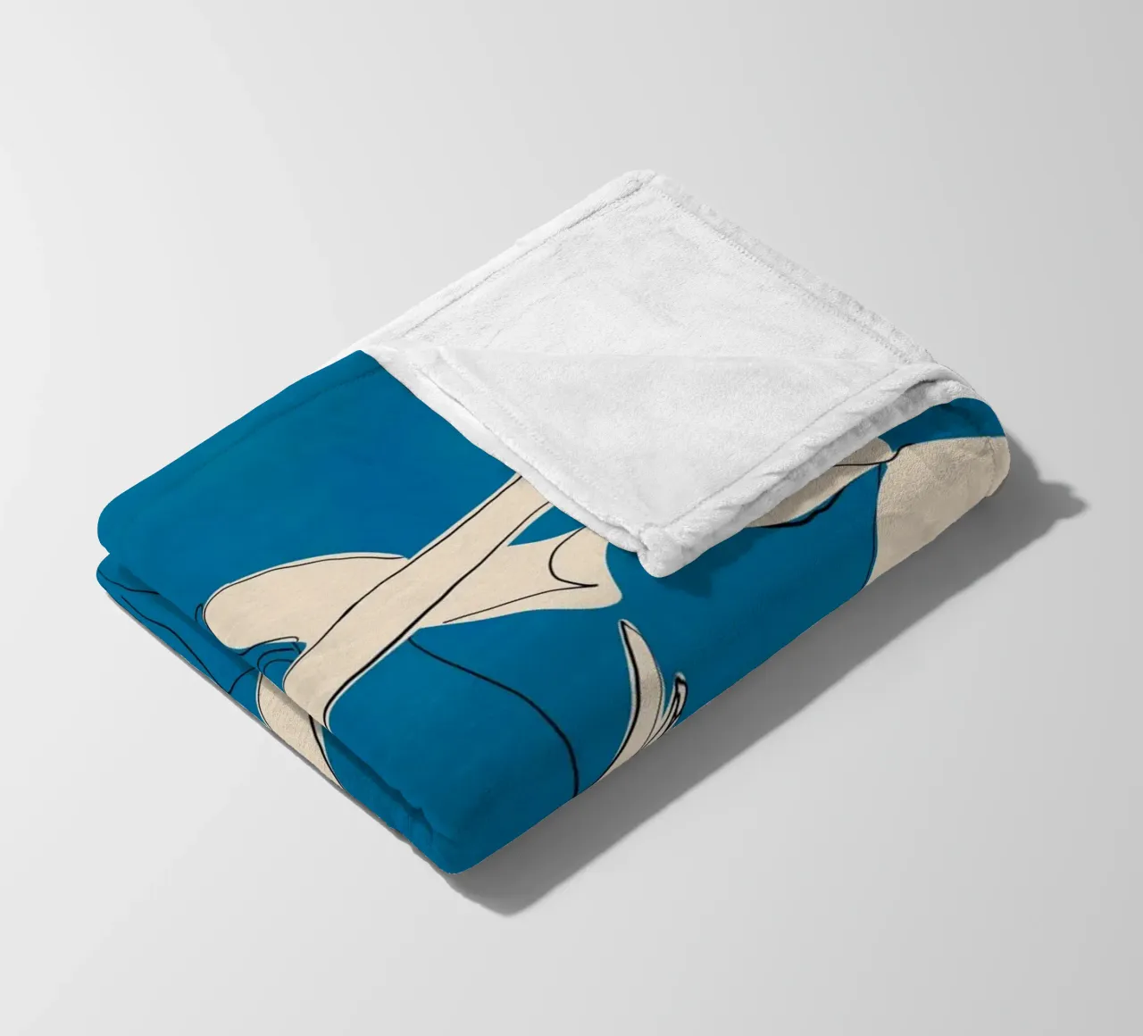 Ballare in blu coperta in pile da ThingDesign
