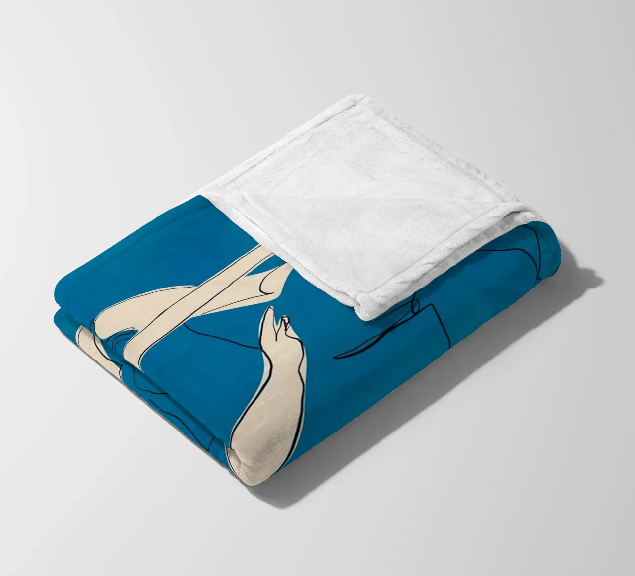 Ballare in blu coperta in pile da ThingDesign