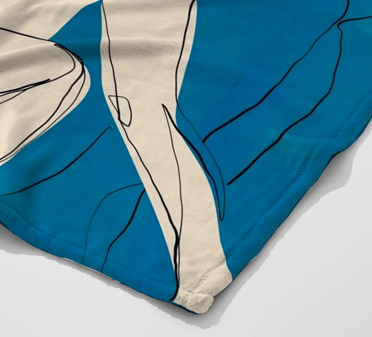 Ballare in blu coperta in pile da ThingDesign