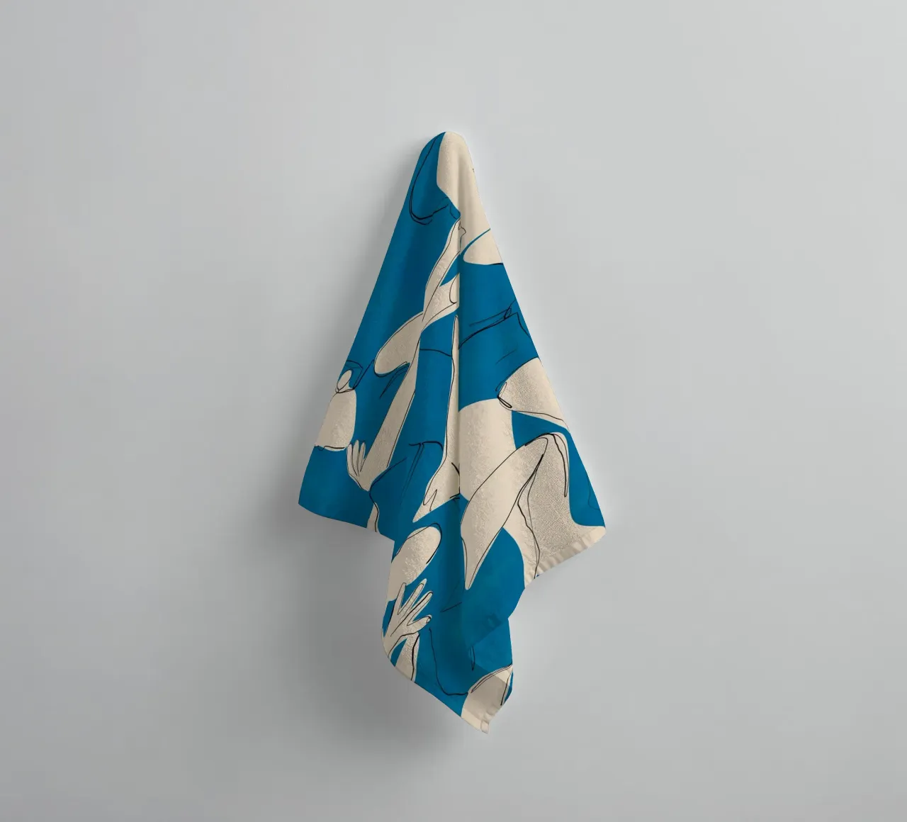 Ballare in blu asciugamano da bagno da ThingDesign
