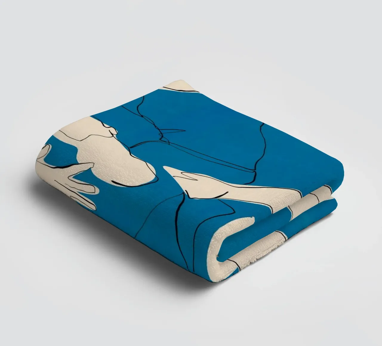 Ballare in blu asciugamano da bagno da ThingDesign