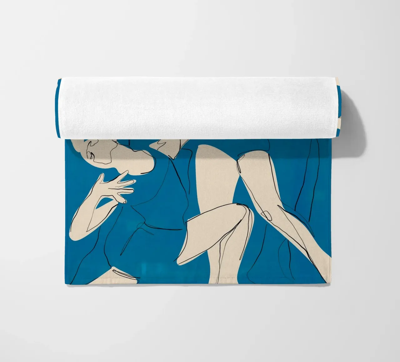 Ballare in blu telo mare da ThingDesign