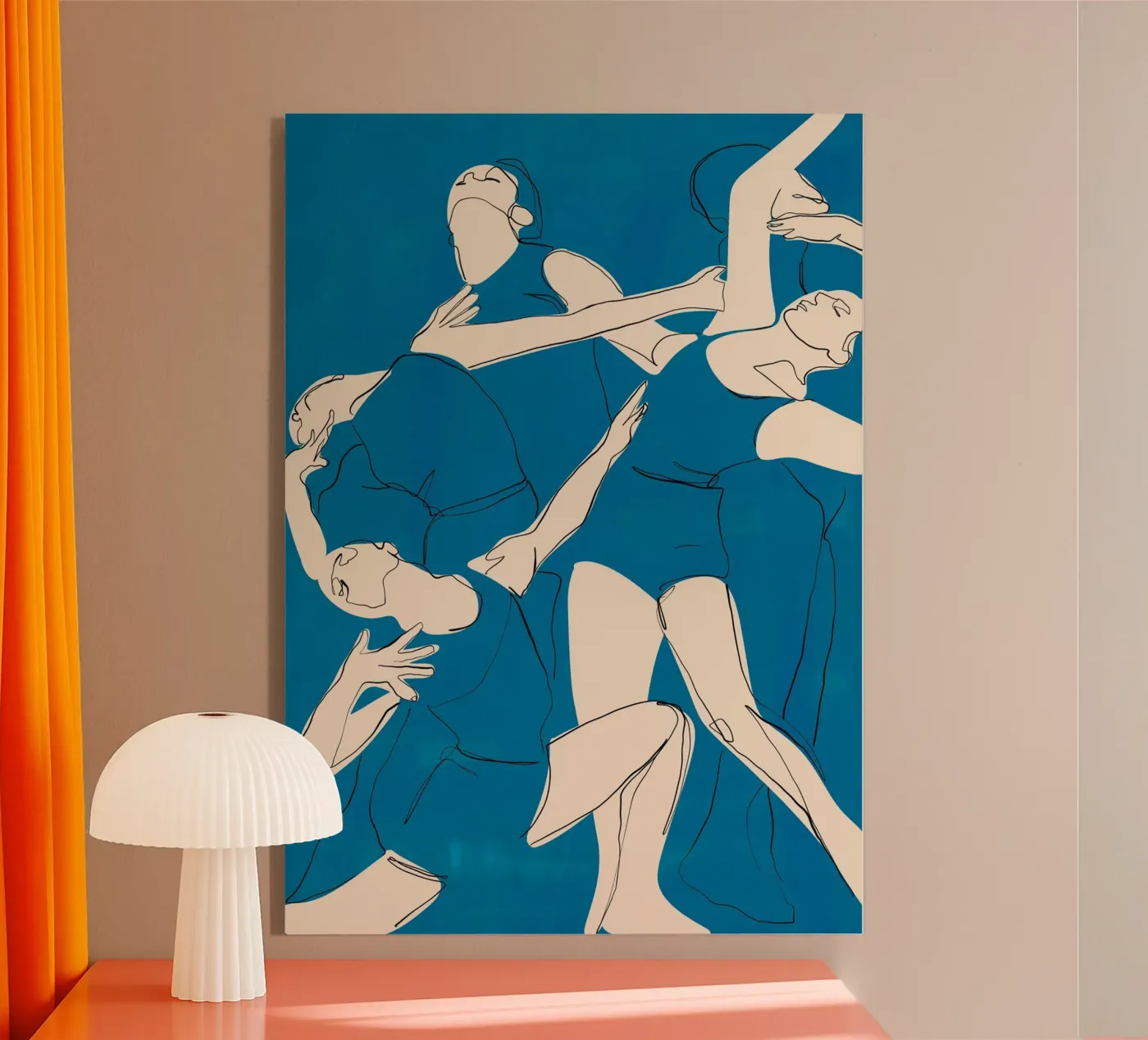 Dancing in Blue plexiglass da ThingDesign