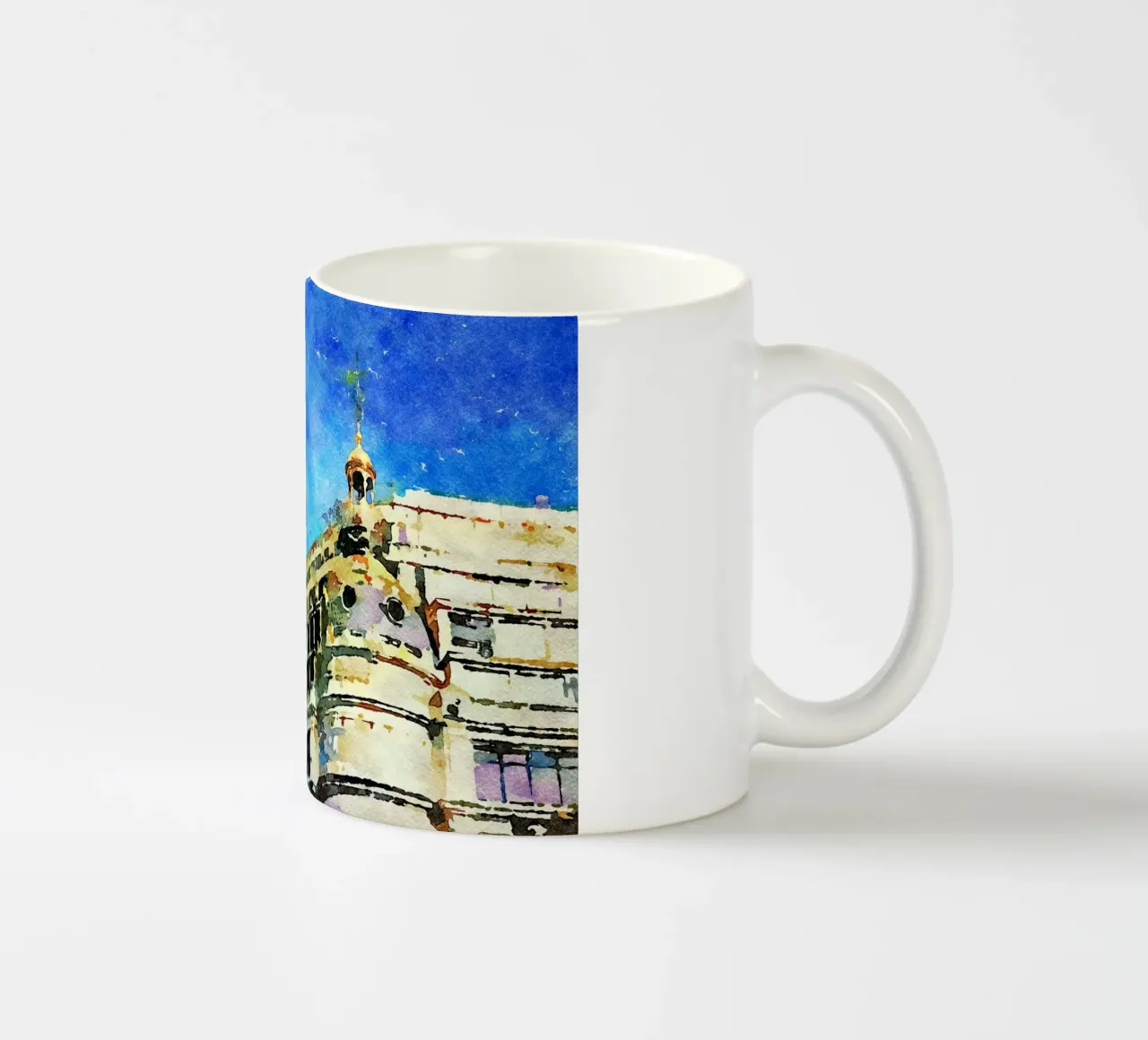 A Parigi tazza in ceramica da Massimo Frascogna
